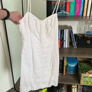a&f linen dress